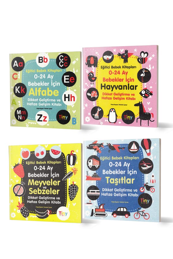 0 - 24 Ay Bebek Kitapları Seti - 4 Kitap