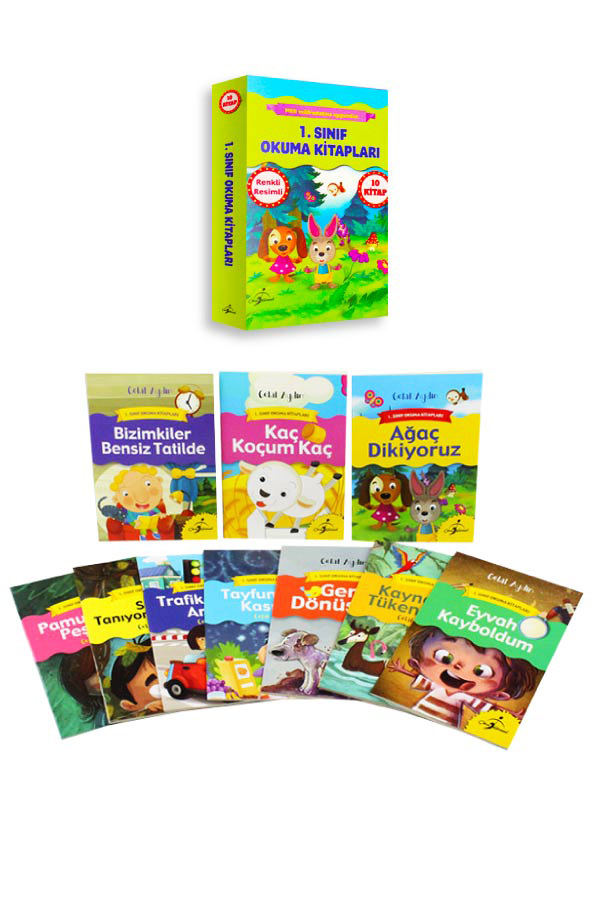 1. Sınıf Okuma Kitapları Serisi - 10 Kitap