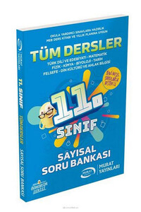 Murat Yayınları - 11. Sınıf Sayısal Tüm Dersler Soru Bankası - Murat Yayınları