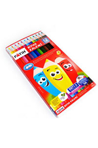 Fatih - 12 Renk Tam Boy Kuru Boya Kalemi 33112 - Fatih