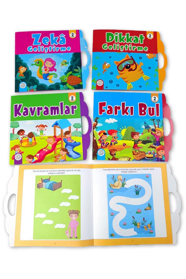 2 Yaş Etkinlikleri Çanta Serisi - 5 Kitap