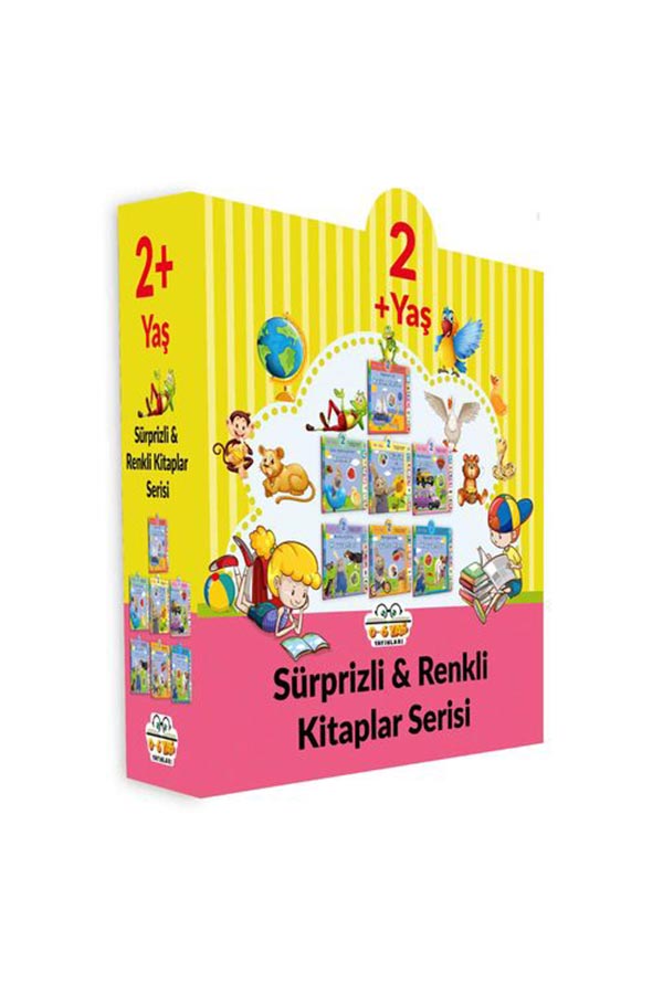 2 Yaş Sürprizli ve Renkli Kitaplar Serisi- 7 kitap