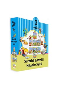 3 Yaş Sürprizli ve Renkli Kitaplar Serisi- 7 kitap - Thumbnail