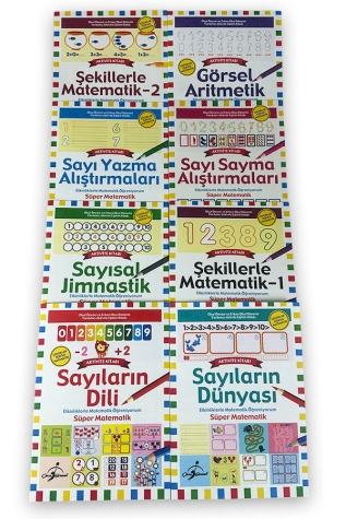 Çocuk Gezegeni - 4+ Yaş Süper Matematik - Matematik Küpü Hediyeli