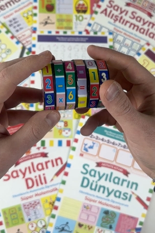 4+ Yaş Süper Matematik - Matematik Küpü Hediyeli - Thumbnail