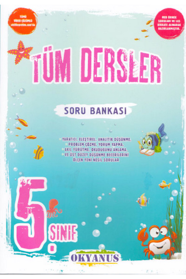 5. Sınıf Tüm Dersler Soru Bankası - Okyanus Yayınları Ortaokul 5-6-7-8