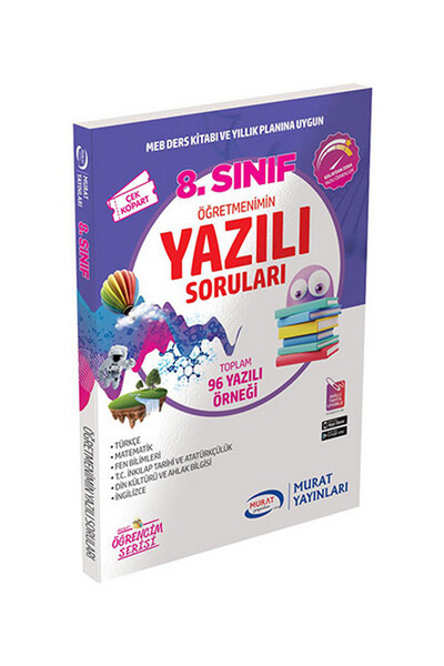 8. Sınıf Öğretmenimin Yazılı Soruları - Murat Yayınları