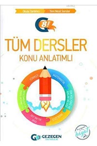 Gezegen Yayıncılık - 8. Sınıf Tüm Dersler Konu Anlatımlı - Gezegen Yayıncılık