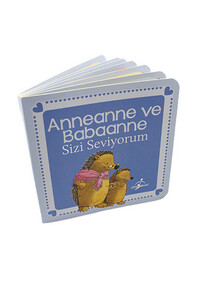 Anneanne ve Babaanne Sizi Seviyorum - Karton Kitap - Thumbnail