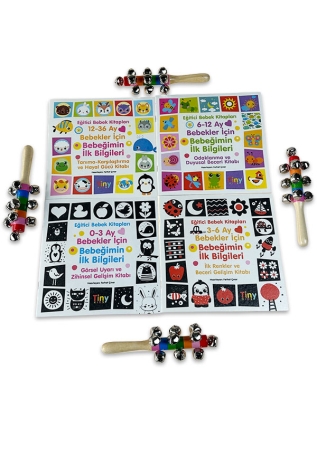 Tiny Kids - Bebeğimin İlk Kitapları - Çıngırak Hediyeli