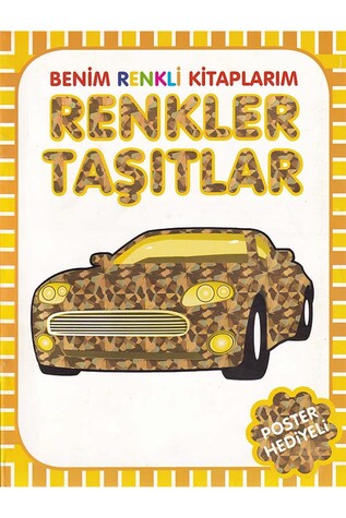 Benim Renkli Kitaplarım Renkler Taşıtlar - Parıltı Yayınları - Thumbnail