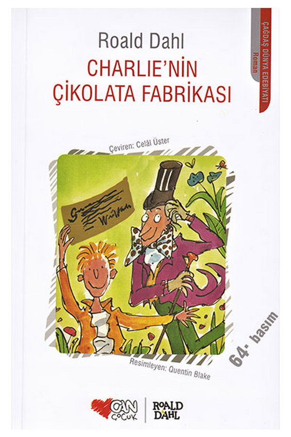 Charlie Nin Cikolata Fabrikasi Edebiyat Can Yayinlari Roald Dahl