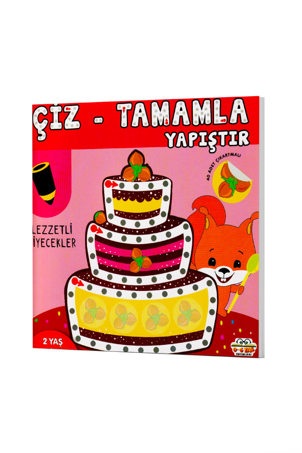 Çiz Tamamla Yapıştır - Lezzetli Yiyecekler