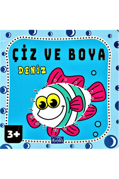 Çiz ve Boya - Deniz - Parıltı Yayınları