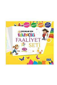 Çocuklar için Eğlenceli Faaliyet seti - Sarı Kitap (3+ Yaş) - Thumbnail