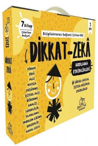 Dikkat - Zeka 3. Sınıf Seti - 9 Yaş (7 Kitap) - Thumbnail