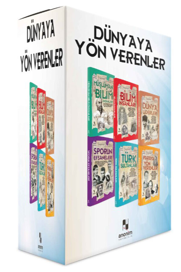 Dünyaya Yön Verenler - 6 Kitap Kutulu - Anonim Yayıncılık