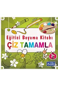 Eğitici Boyama Kitabı - Çiz Tamamla - Thumbnail