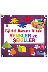 Eğitici Boyama Kitabı - Renkler ve Şekiller - Thumbnail