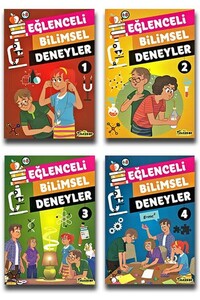 Eğlenceli Bilimsel Deneyler Seti - 4 Kitap - Thumbnail