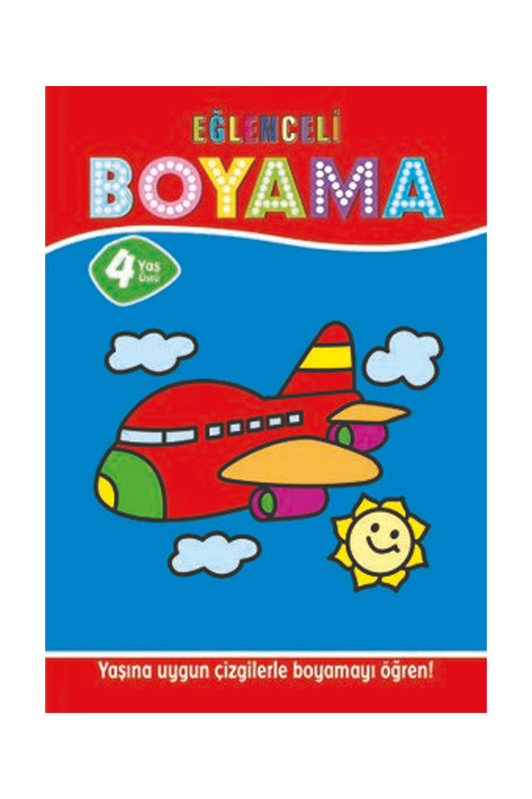 Eğlenceli Boyama 4+ Yaş (4'lü Pastel Boya Hediyeli)