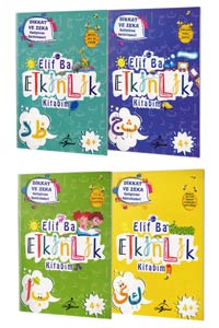 Çocuk Gezegeni - Elif Ba Etkinlik Kitabım Seti - 4 Kitap