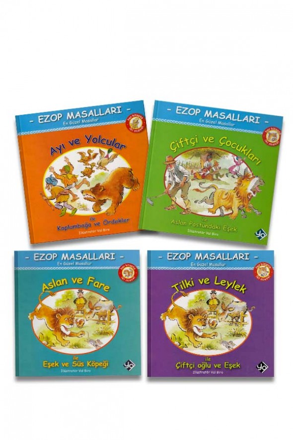Ezop Masalları Seti 4 Kitap - Yo Yayıncılık