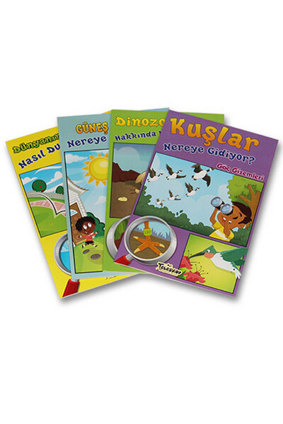 Gizemler Dizisi 4 Kitap Set - Teleskop Popüler Bilim