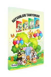 Hayvanları Tanıyorum - 4 Kitap - Thumbnail