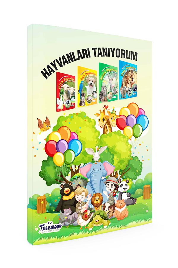 Hayvanları Tanıyorum - 4 Kitap