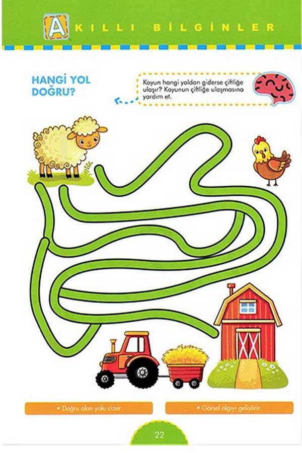 IQ Dikkat Geliştirme ve Güçlendirme Seti 3+ Yaş - 5 Kitap