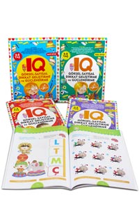 IQ Dikkat Geliştirme ve Güçlendirme Seti 3+ Yaş - 5 Kitap - Thumbnail
