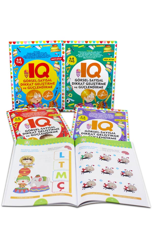 IQ Dikkat Geliştirme ve Güçlendirme Seti 3+ Yaş - 5 Kitap
