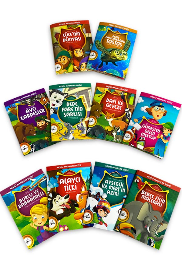 Mini Neşeli Masallar Dizisi - Set 1 - 10 Kitap