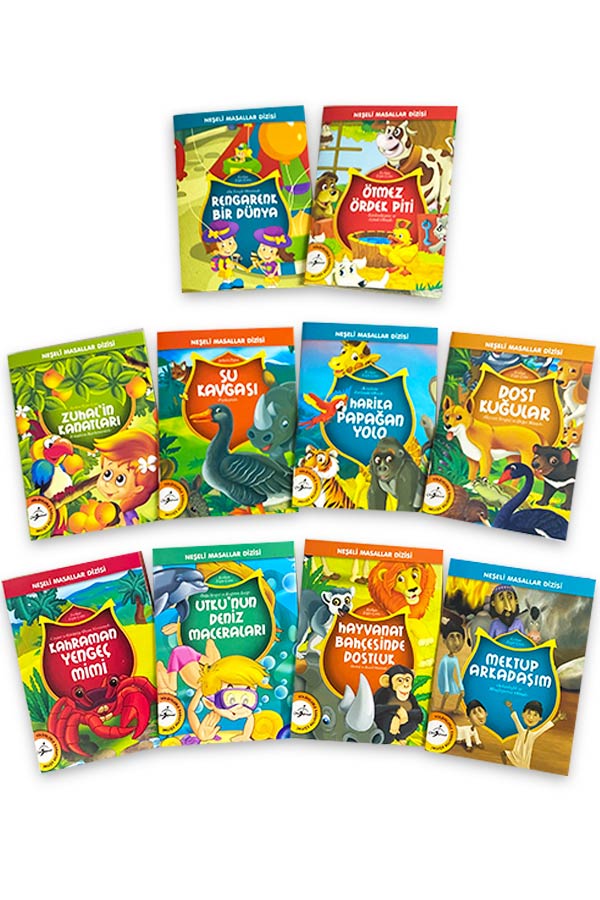Mini Neşeli Masallar Dizisi - Set 3 - 10 Kitap