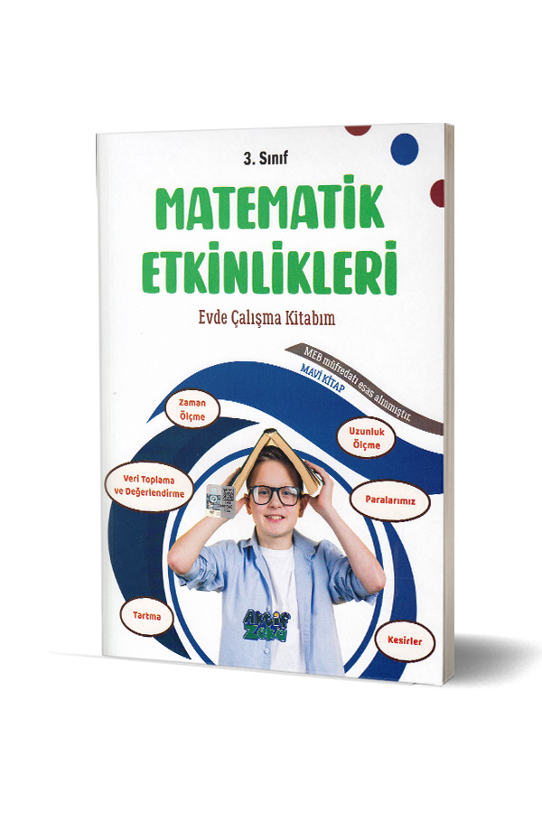 Matematik Etkinlikleri - Evde Çalışma Kitabım - Mavi Kitap