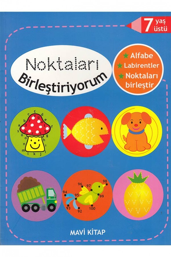 Noktaları Birleştiriyorum Mavi Kitap - Parıltı Yayınları