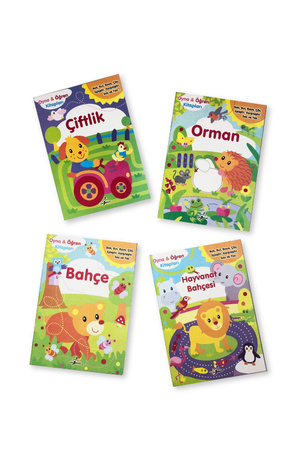 Oyna Öğren Kitapları Serisi - 4 Kitap