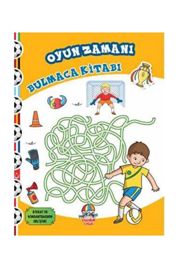 Oyun Zamanı - Bulmaca Kitap - Sarı Kitap