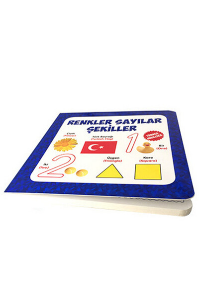 Renkler Şekiller Sayılar - Eğitici Öğretici Karton Kitaplar