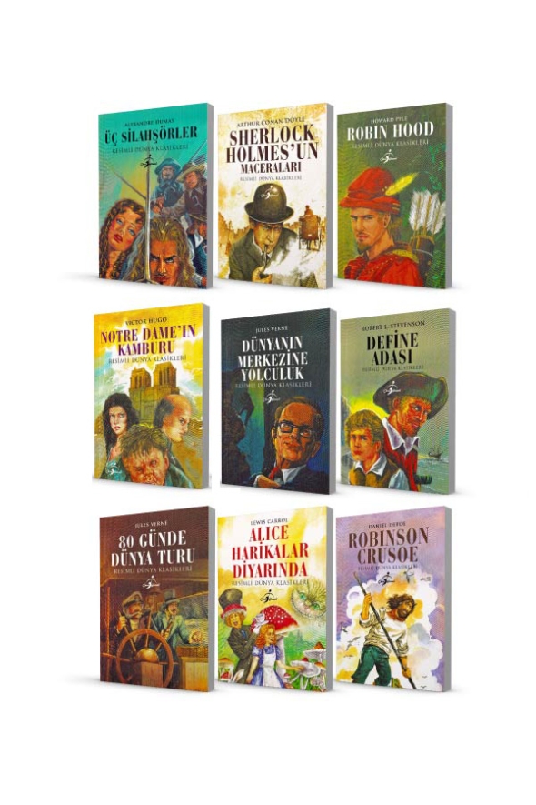 Resimli Dünya Klasikleri - 9 Kitap