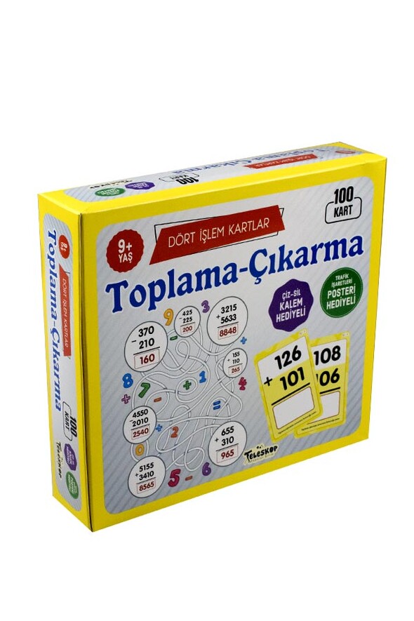 Toplama - Çıkarma Dört İşlem Kartlar