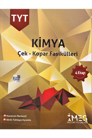 İmes Eğitim Yayınları - TYT Kimya Çek - Kopar Fasikülleri 4 Etap