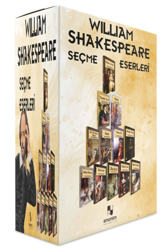 William Shakespeare Seçme Eserleri - 12 Kitap Kutulu - Anonim Yayıncılık